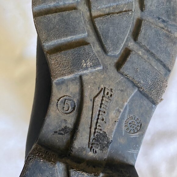 Blundstone Chelsea Boots Womens 8 AU 5 Black Leather Pull On - Picture 10 of 11